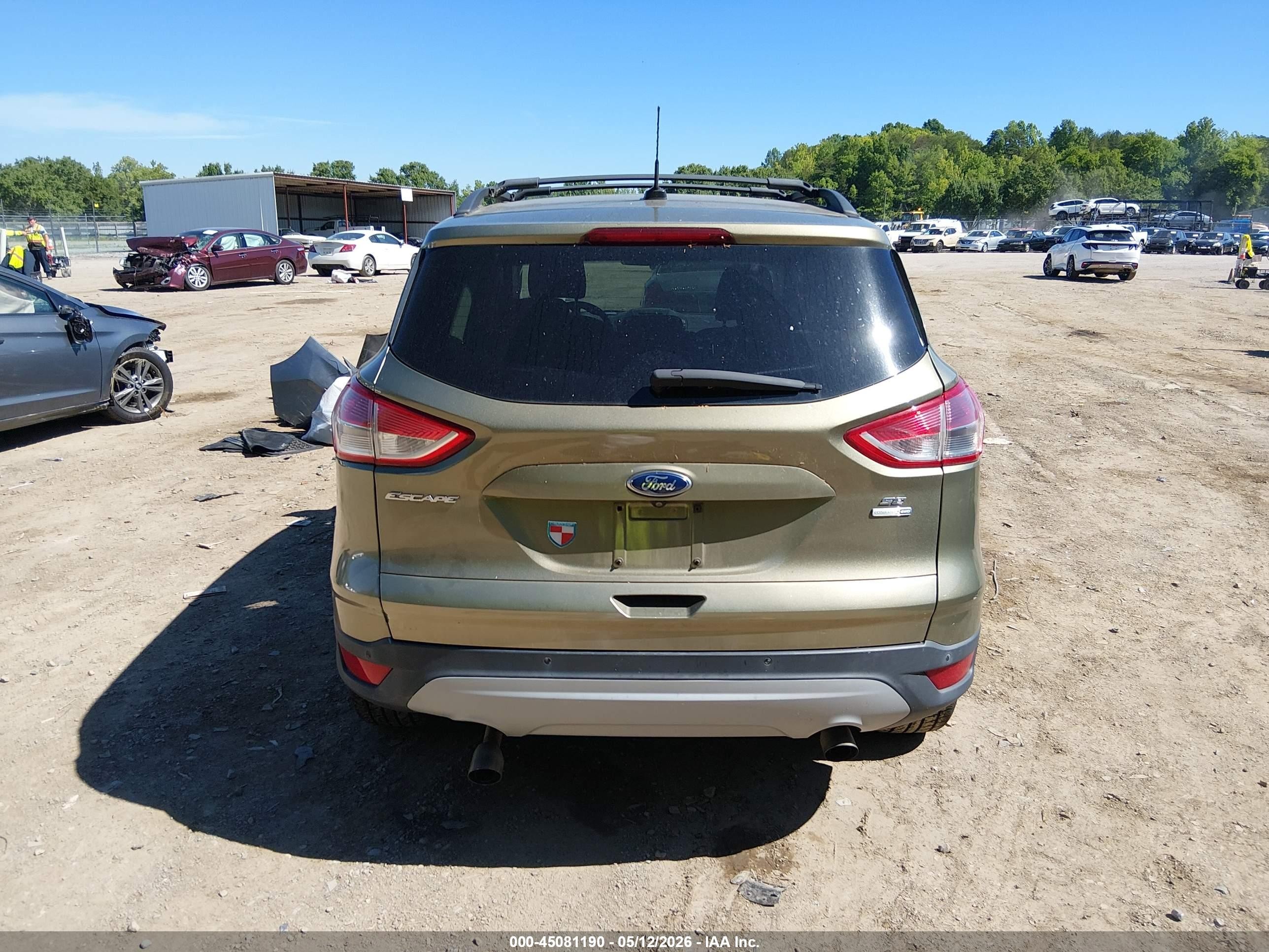 2014 Ford Escape Se Green vin: 1FMCU9GX8EUA09985