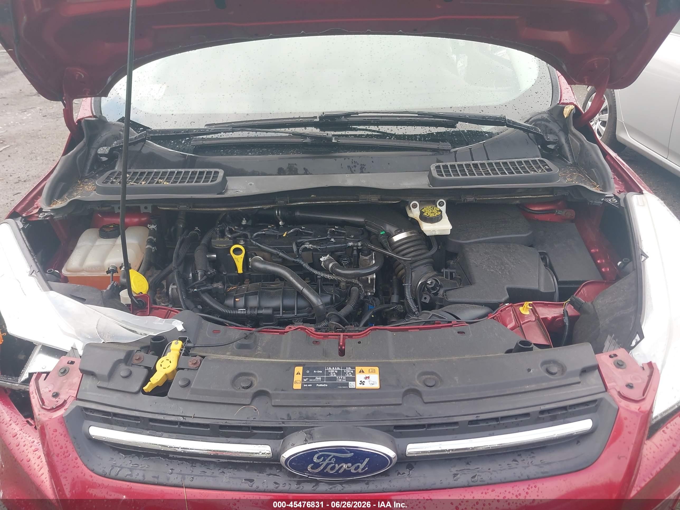 2014 Ford Escape Se Red vin: 1FMCU9GX8EUB52970