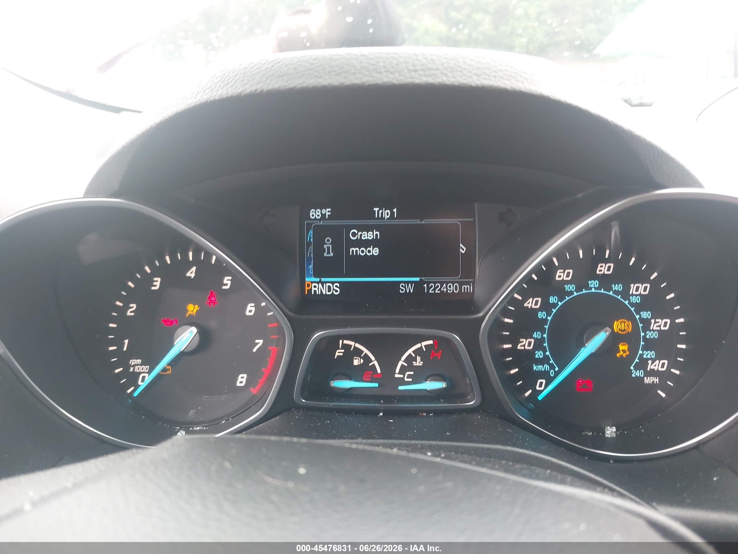 2014 Ford Escape Se Red vin: 1FMCU9GX8EUB52970