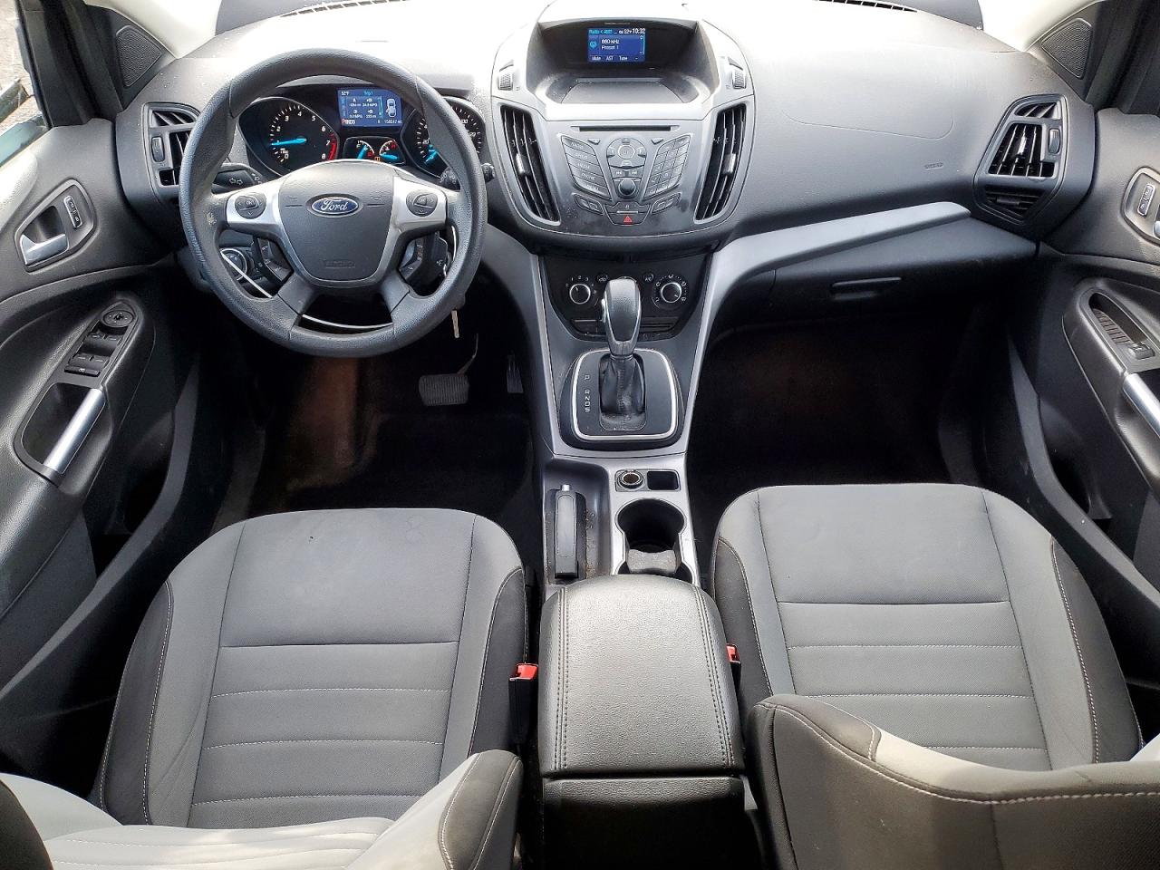 2014 Ford Escape White vin: 1FMCU9GX8EUB65458