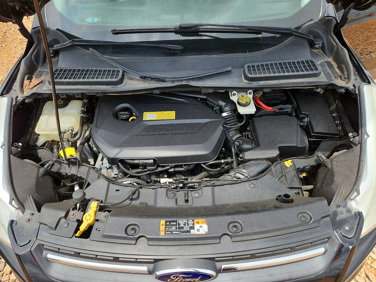 2014 Ford Escape Se Black vin: 1FMCU9GX8EUC53085