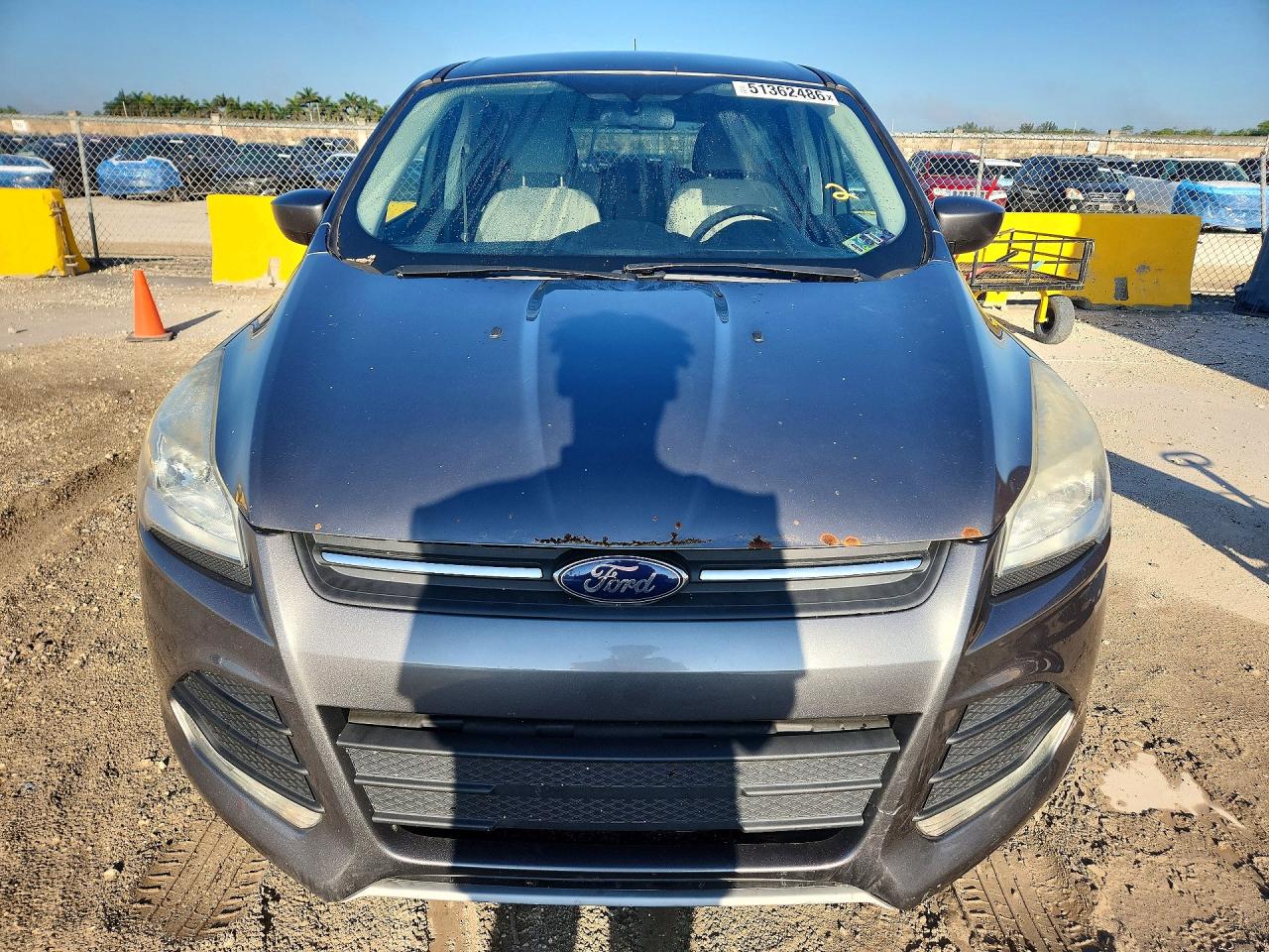 2014 Ford Escape Se Gray vin: 1FMCU9GX8EUC72770