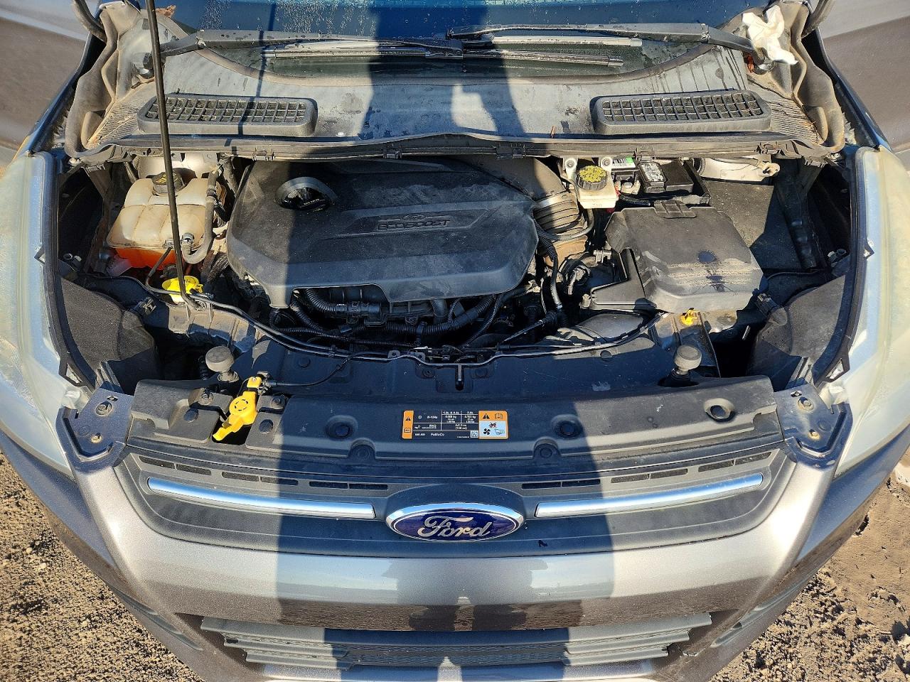 2014 Ford Escape Se Gray vin: 1FMCU9GX8EUC72770