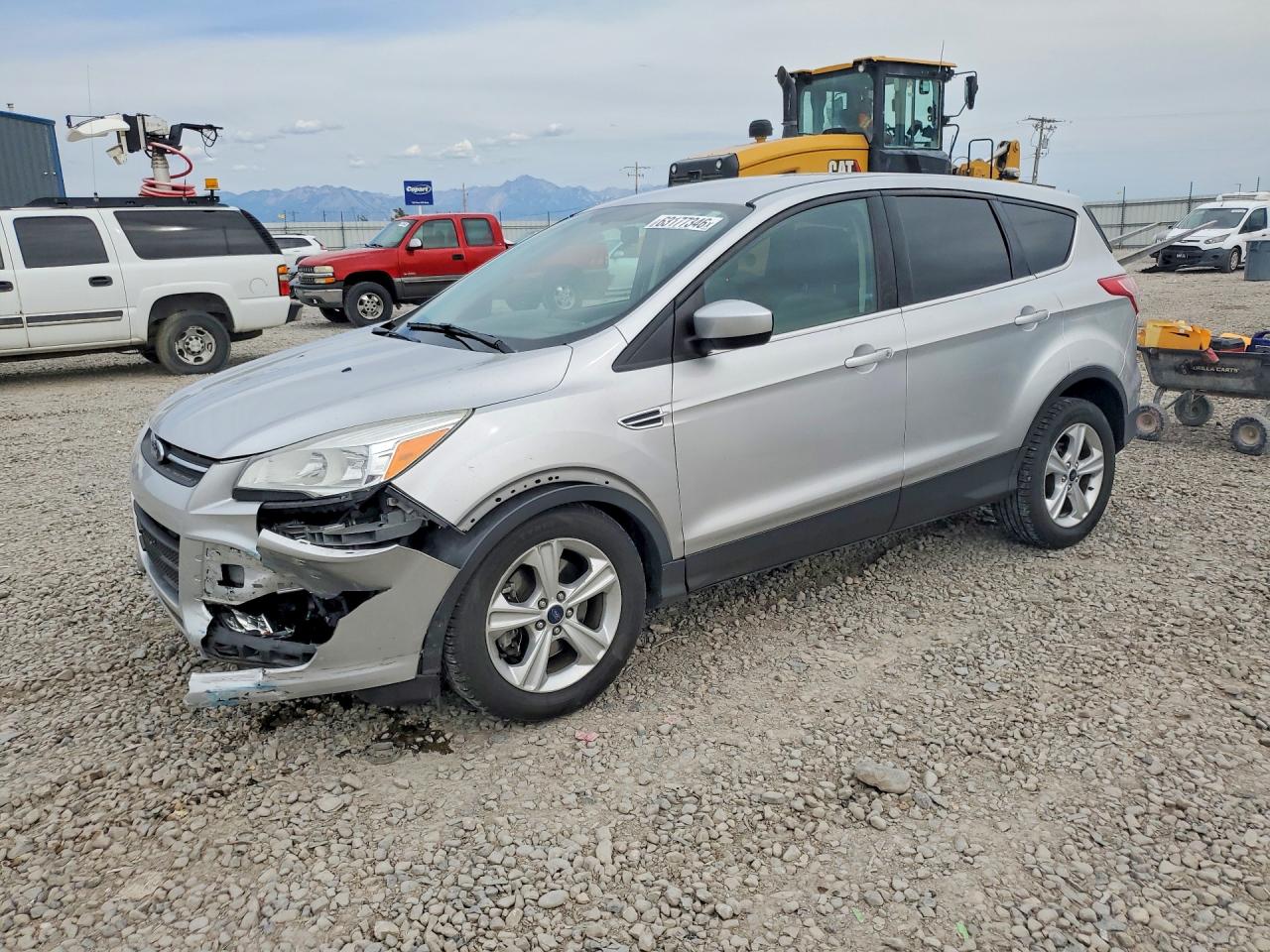 2014 Ford Escape Se Silver vin: 1FMCU9GX8EUC75765