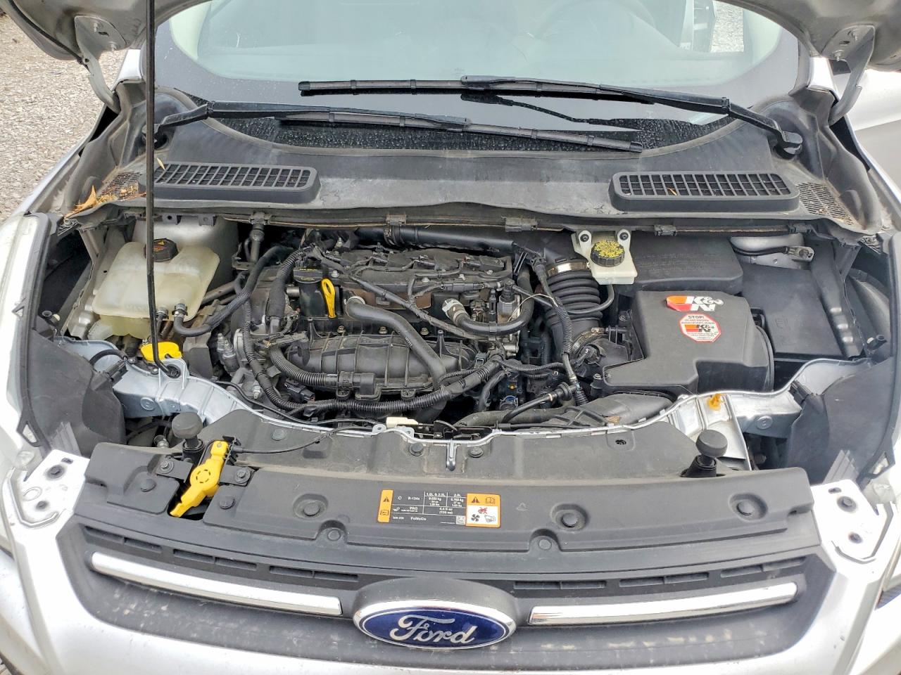 2014 Ford Escape Se Серебряный vin: 1FMCU9GX8EUC75765