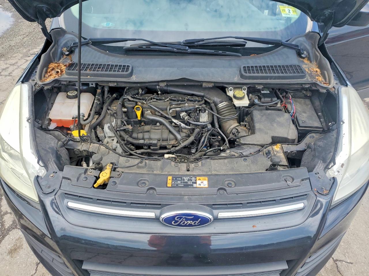 2014 Ford Escape Se Черный vin: 1FMCU9GX8EUC80805