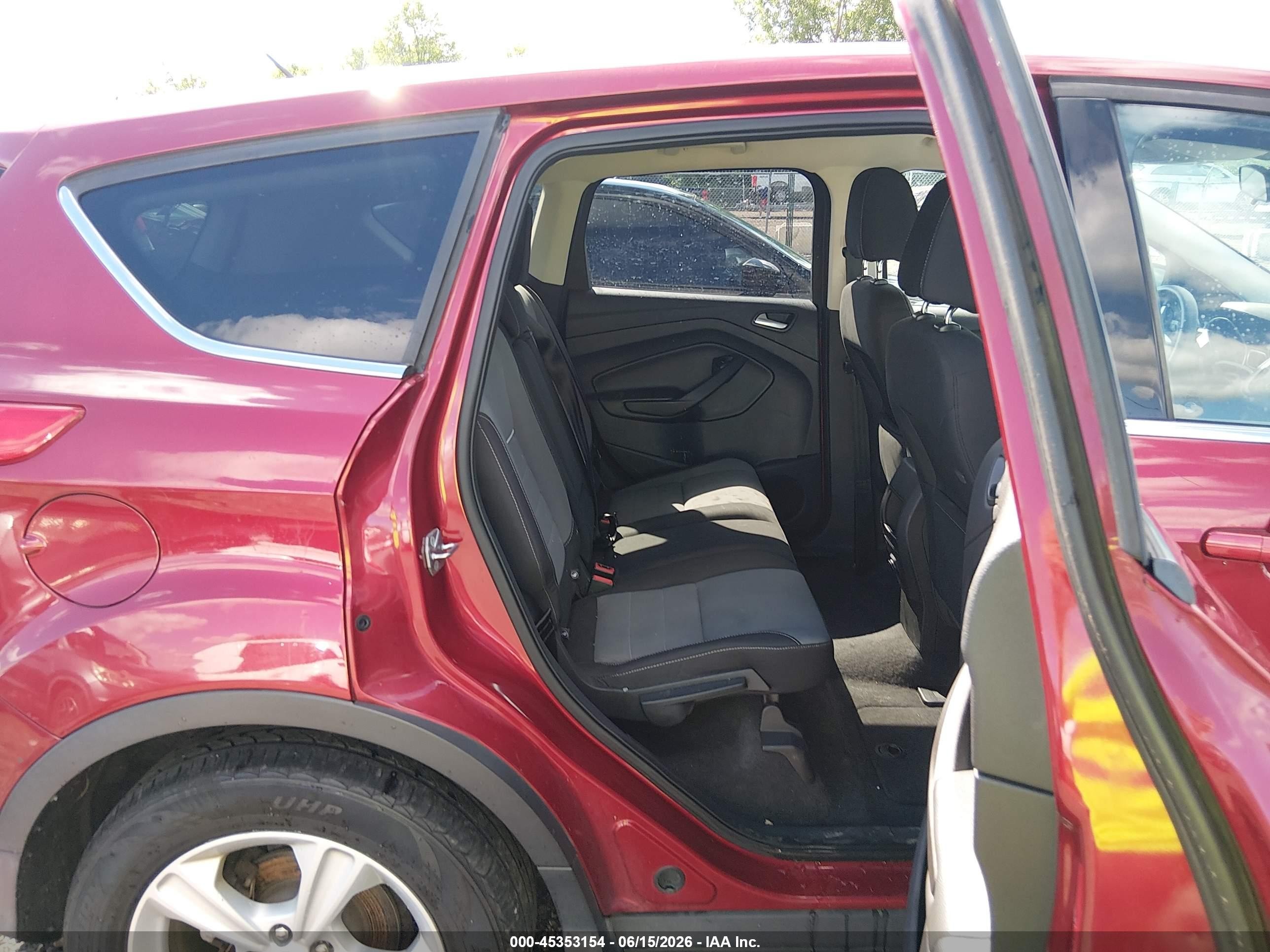 2014 Ford Escape Se Red vin: 1FMCU9GX8EUD08375