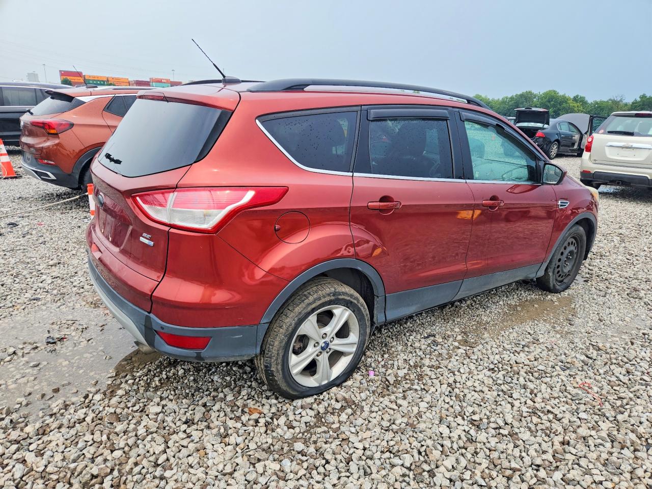 2014 Ford Escape Se Red vin: 1FMCU9GX8EUD42882