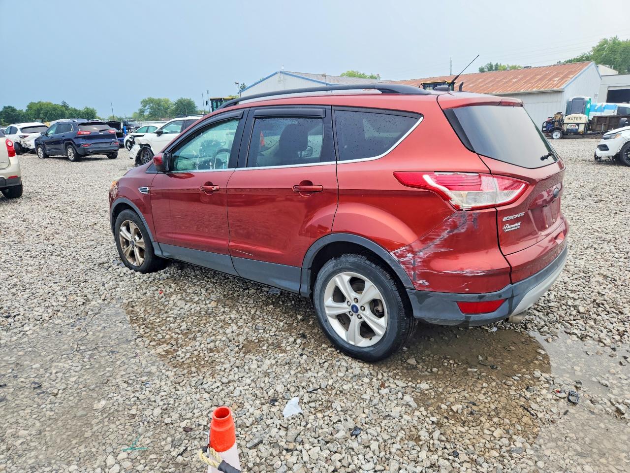 2014 Ford Escape Se Red vin: 1FMCU9GX8EUD42882