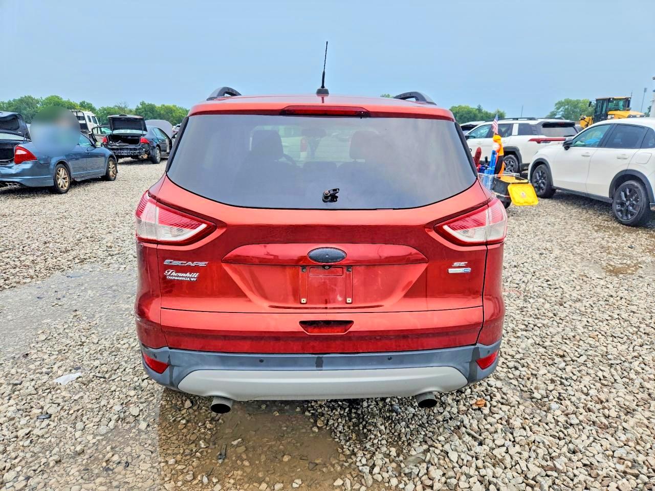 2014 Ford Escape Se Red vin: 1FMCU9GX8EUD42882