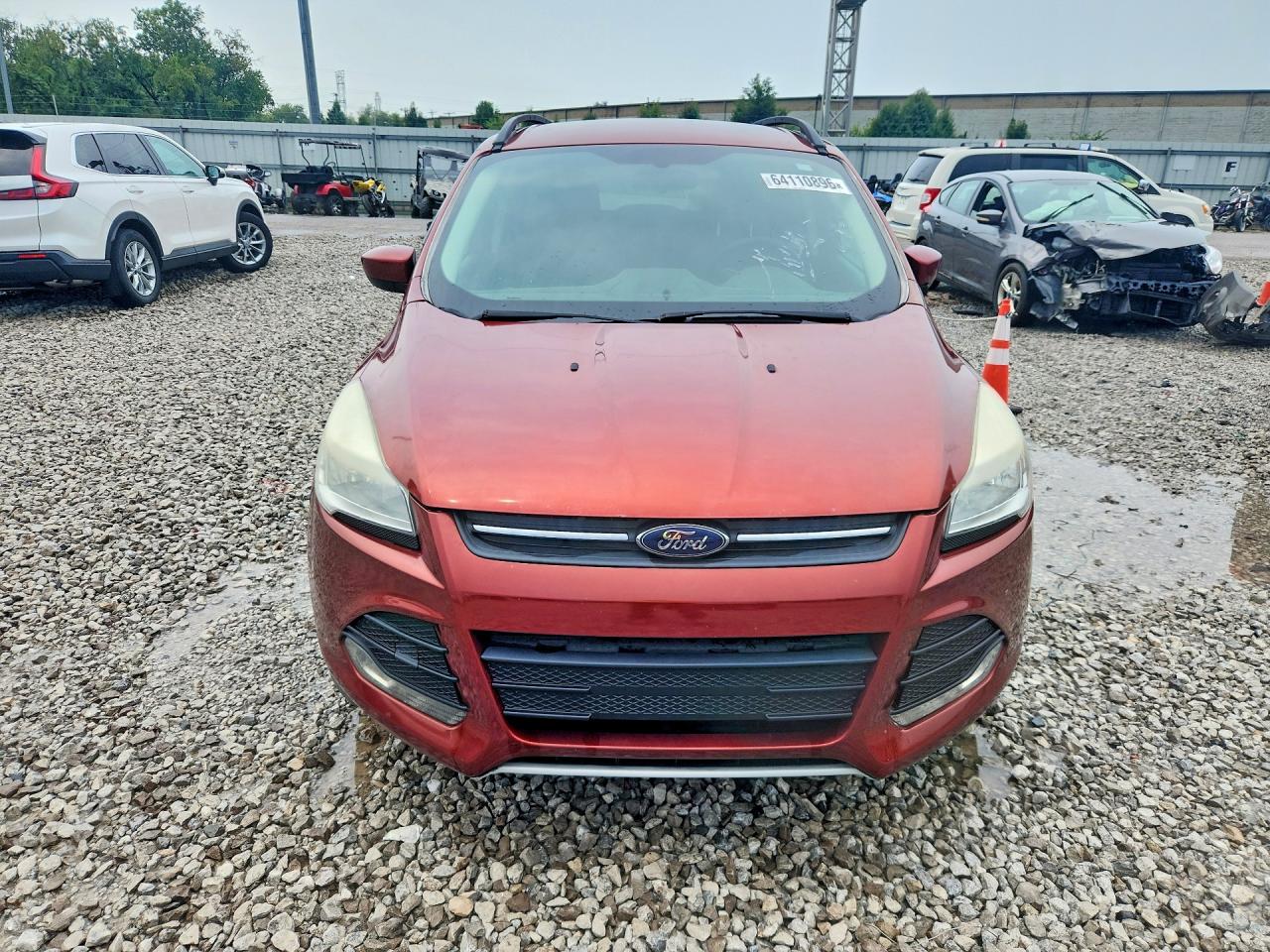 2014 Ford Escape Se Red vin: 1FMCU9GX8EUD42882