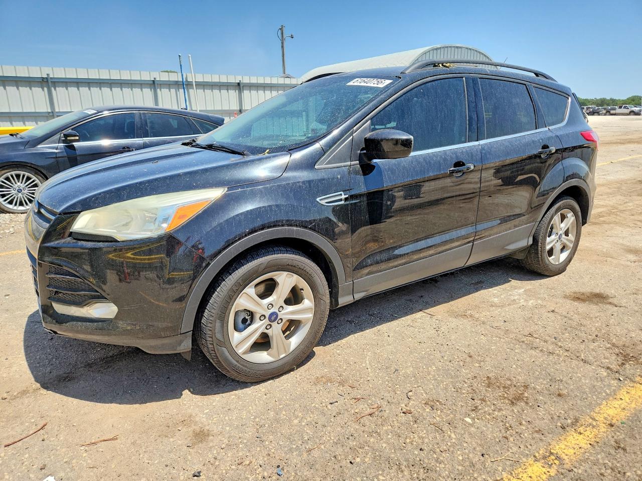 2014 Ford Escape Se Black vin: 1FMCU9GX8EUD88647
