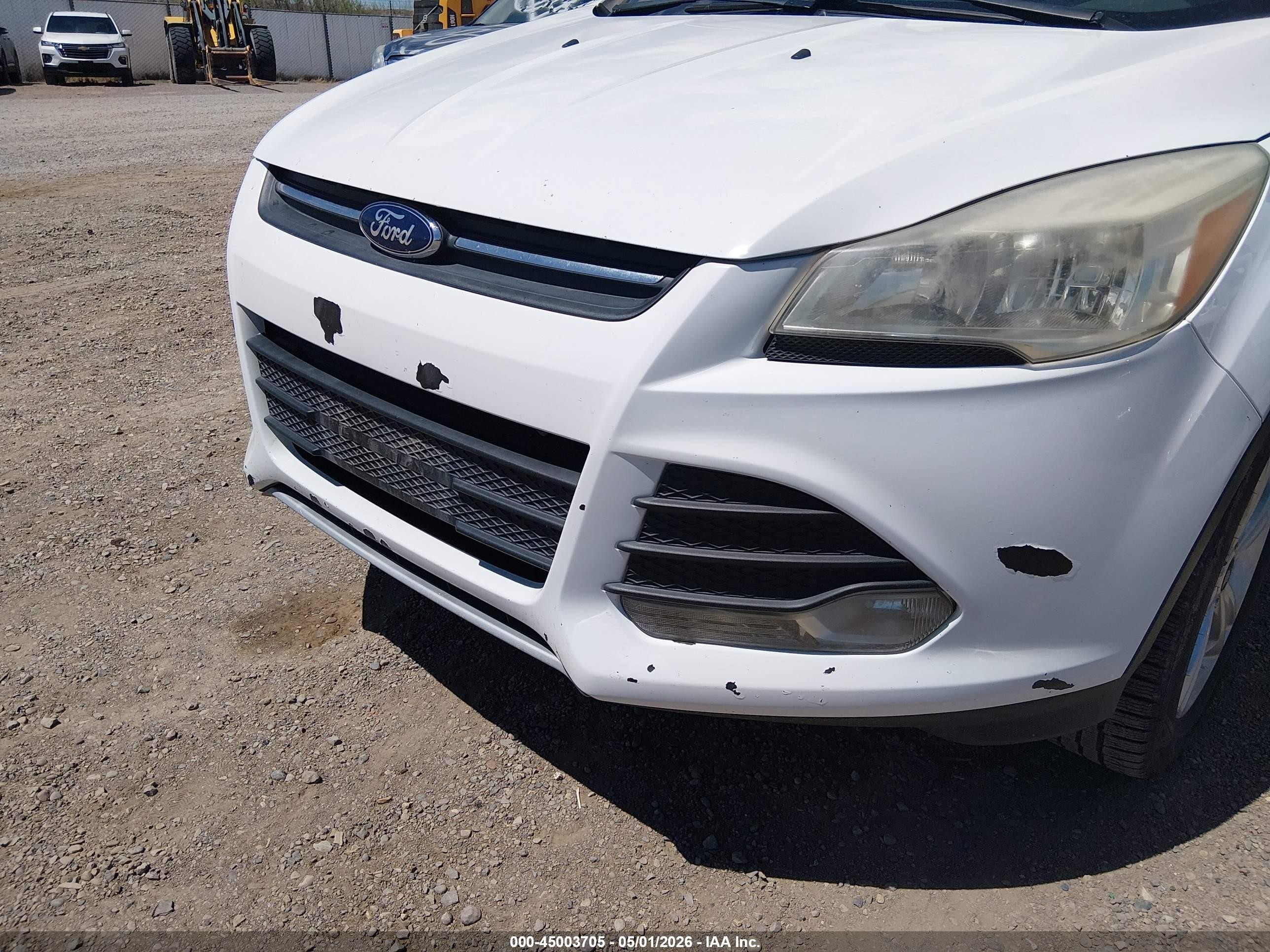 2014 Ford Escape Se Белый vin: 1FMCU9GX8EUD94335
