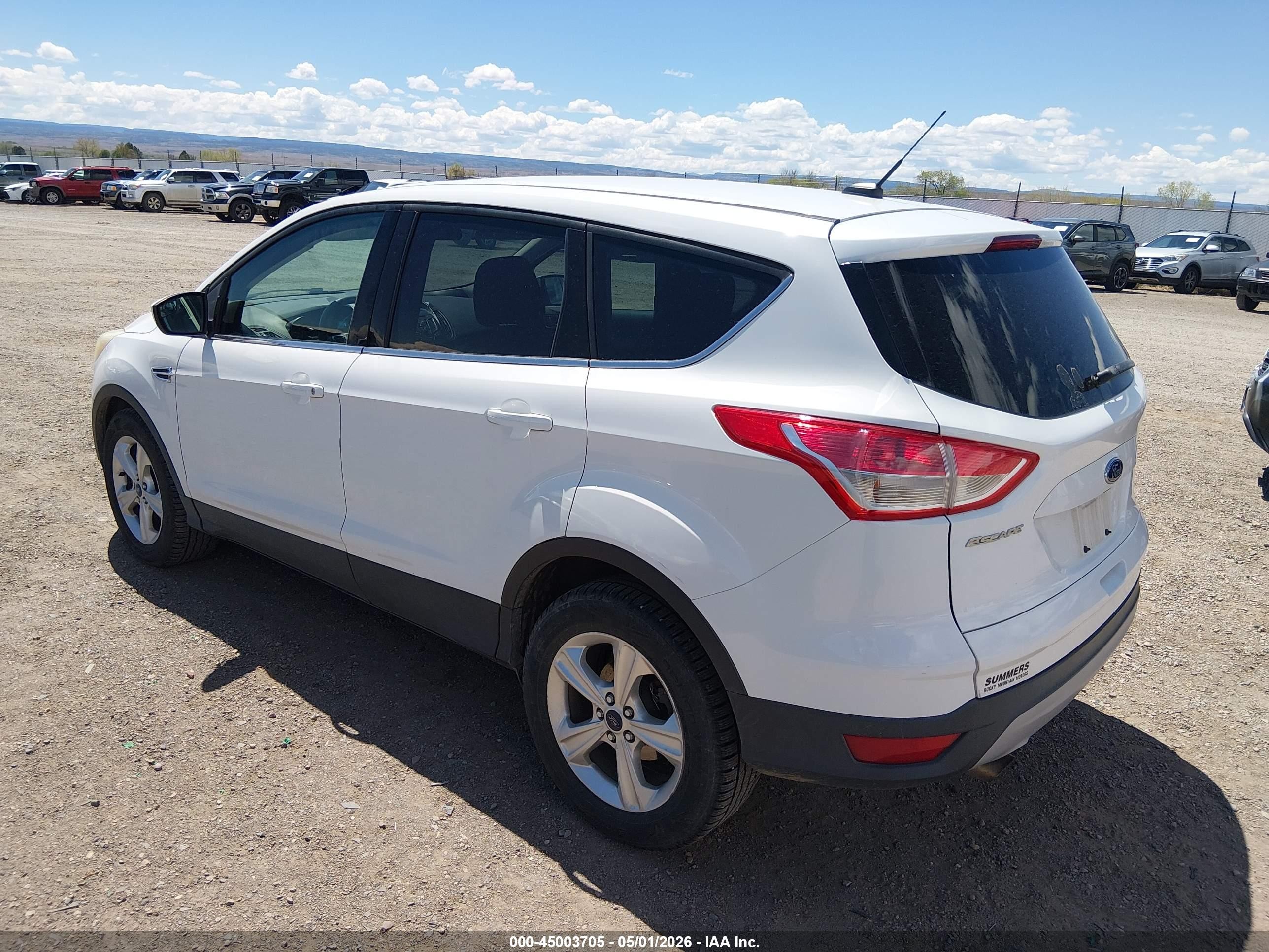2014 Ford Escape Se Белый vin: 1FMCU9GX8EUD94335