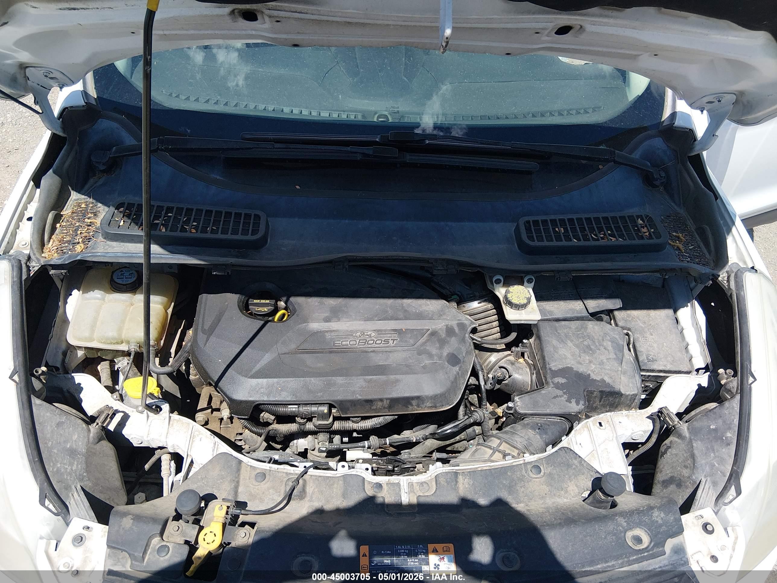 2014 Ford Escape Se Белый vin: 1FMCU9GX8EUD94335