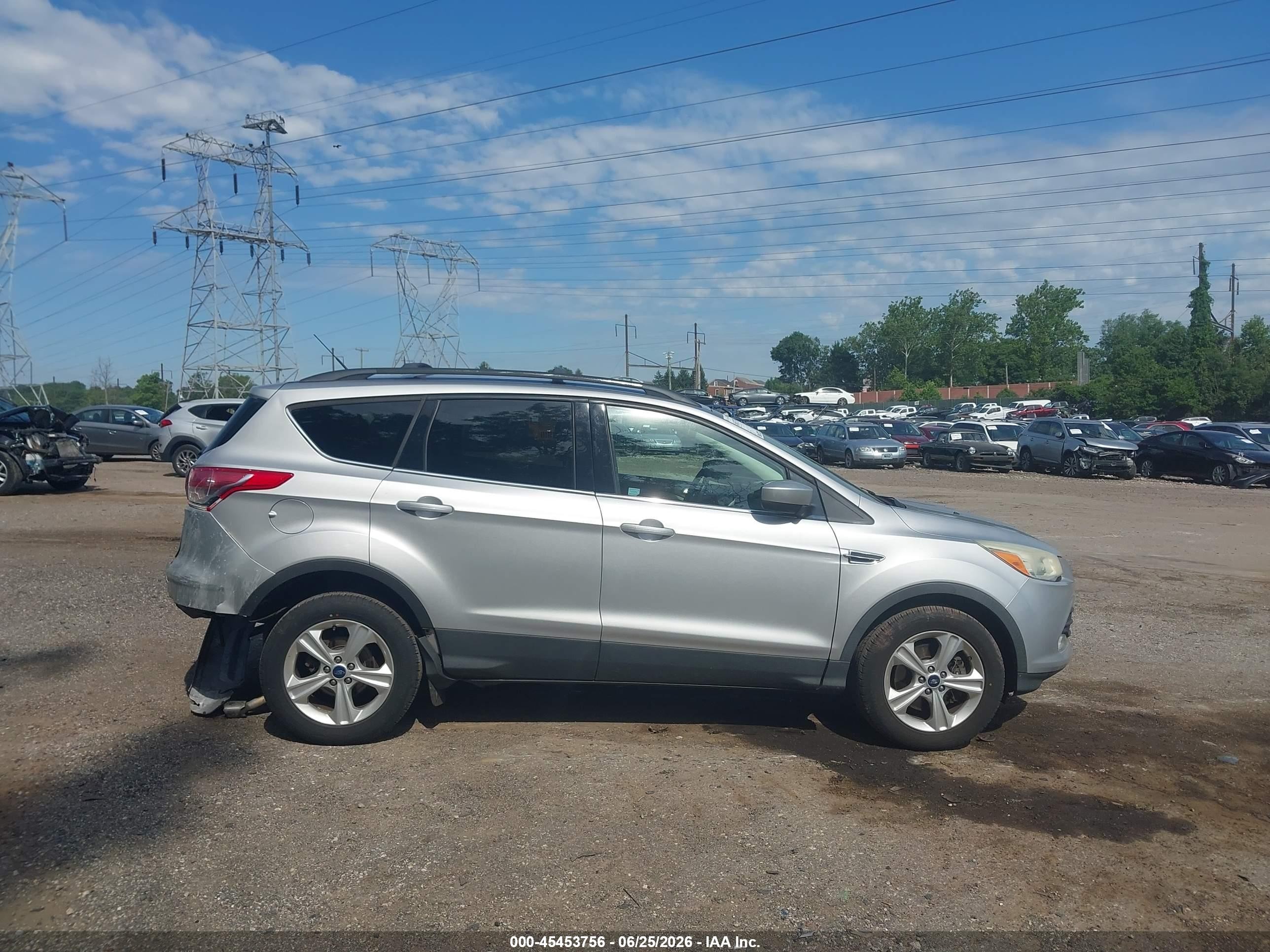2015 Ford Escape Se Silver vin: 1FMCU9GX8FUA02214