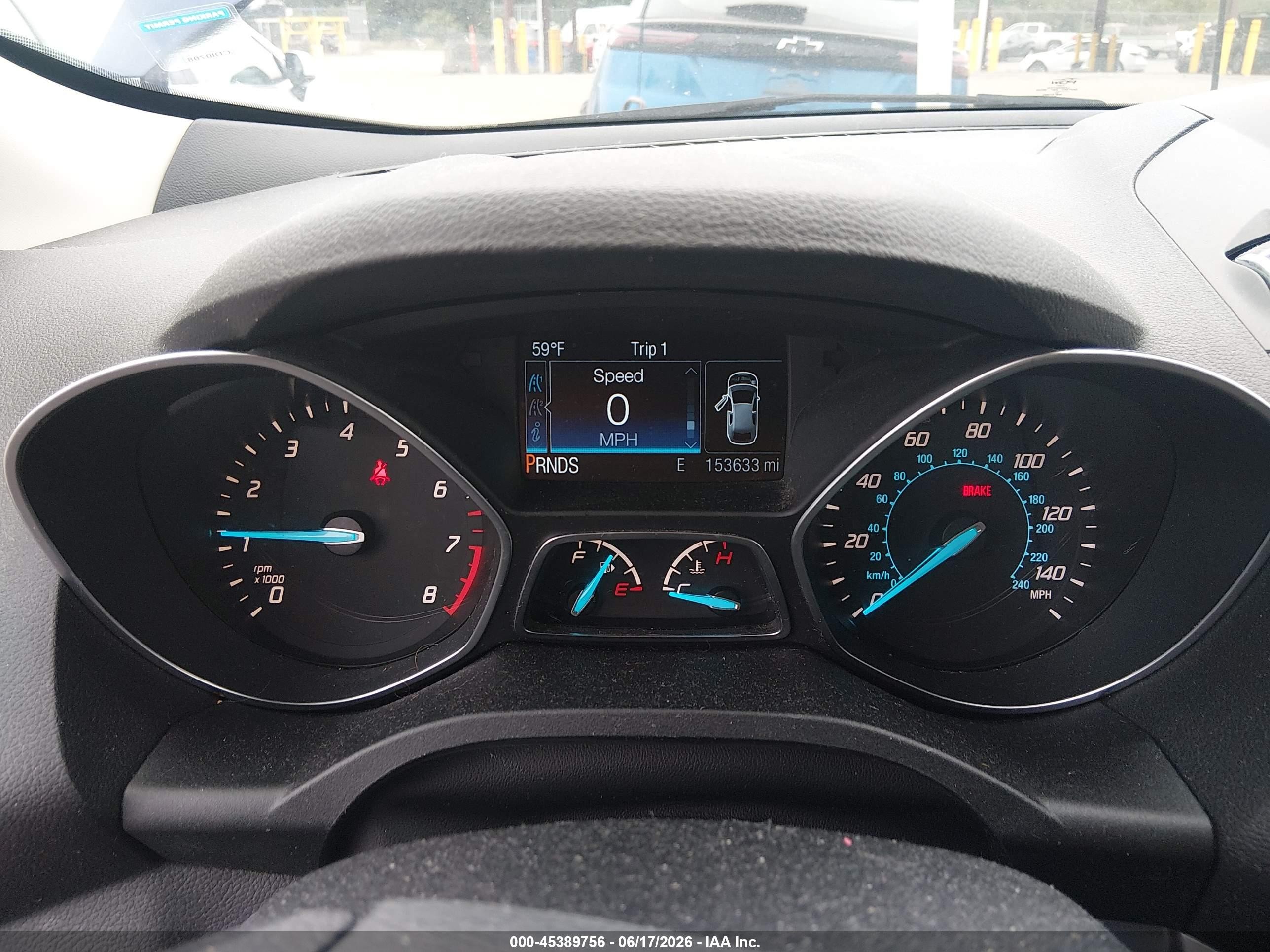2015 Ford Escape Se Blue vin: 1FMCU9GX8FUA09566