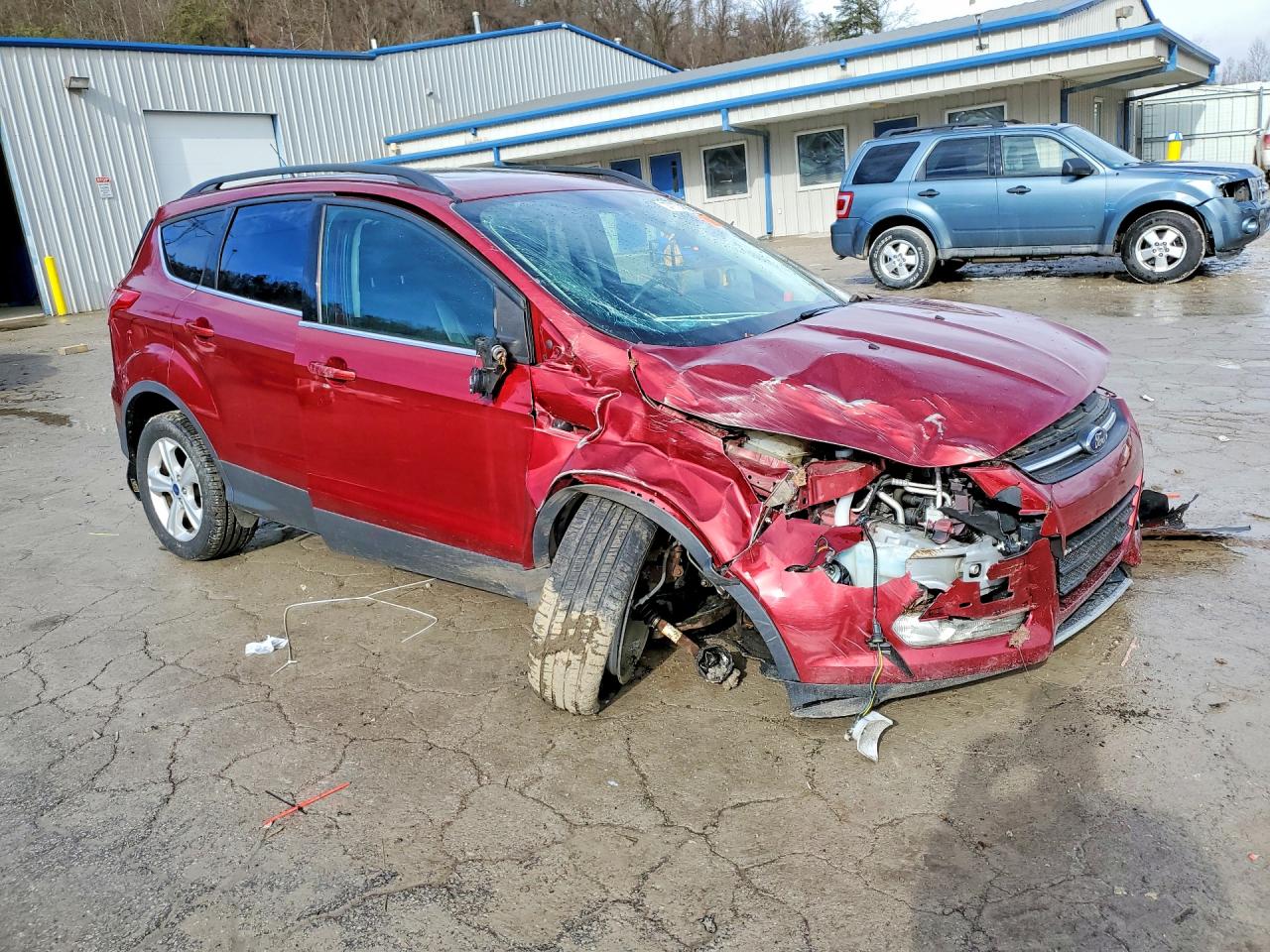 2015 Ford Escape Se Red vin: 1FMCU9GX8FUA23788