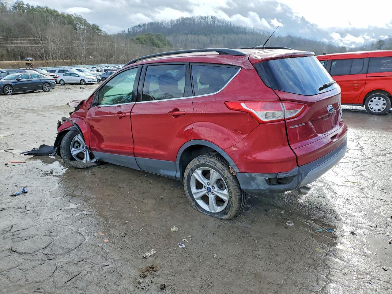 2015 Ford Escape Se Red vin: 1FMCU9GX8FUA23788