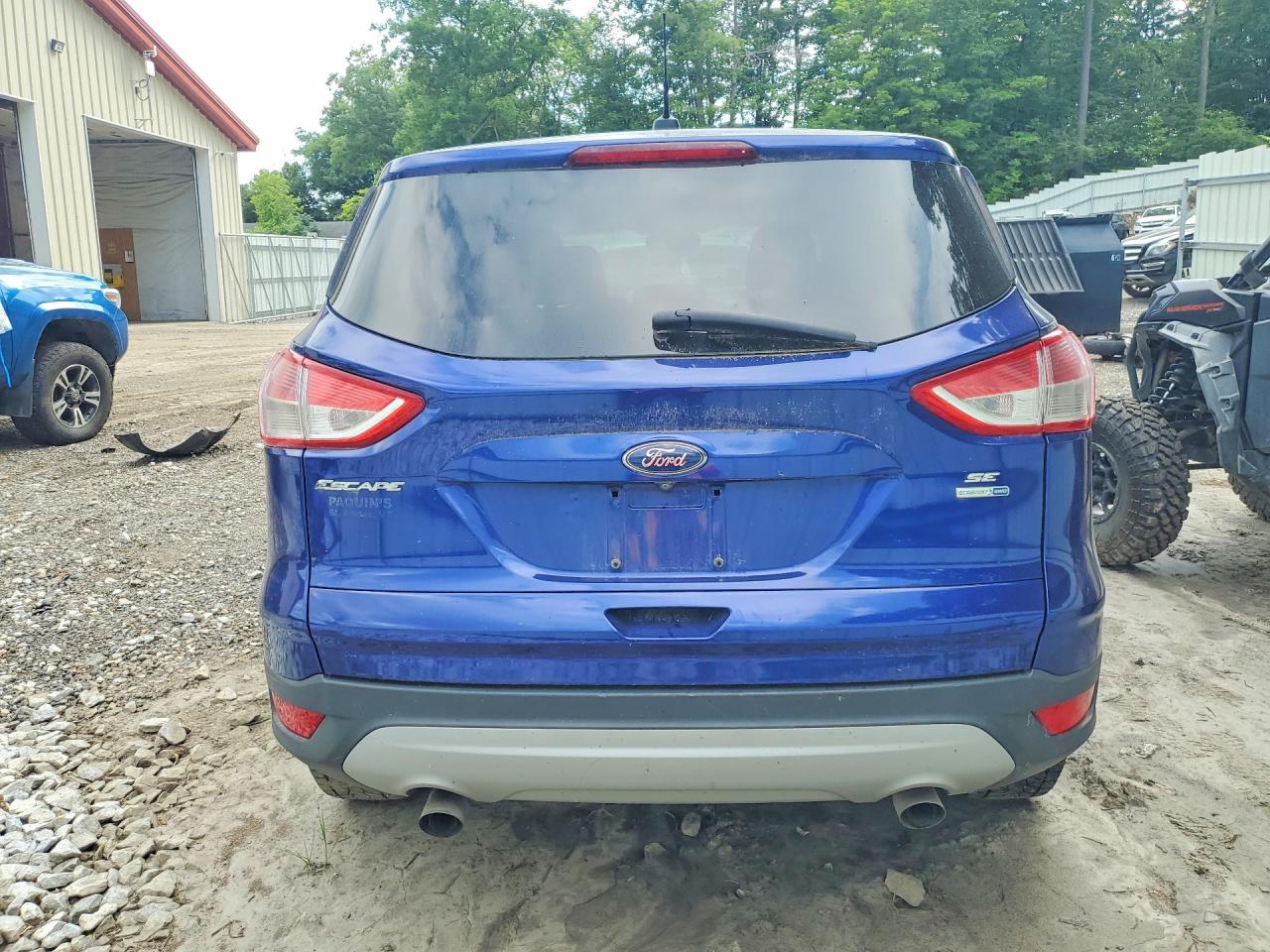 2015 Ford Escape Se Blue vin: 1FMCU9GX8FUA34709