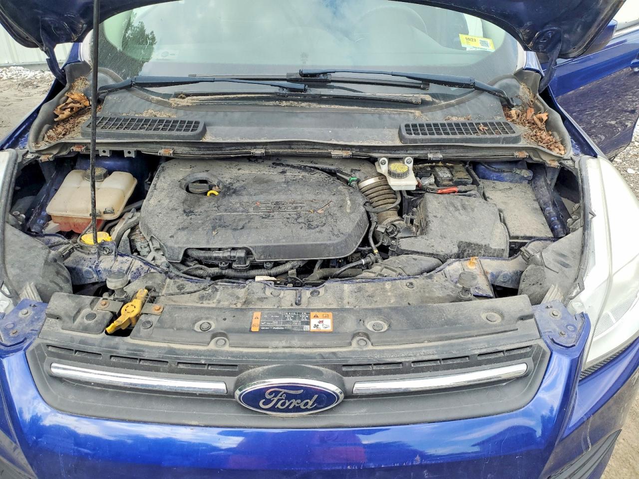 2015 Ford Escape Se Blue vin: 1FMCU9GX8FUA34709
