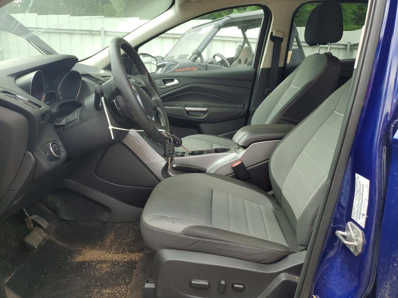 2015 Ford Escape Se Blue vin: 1FMCU9GX8FUA34709