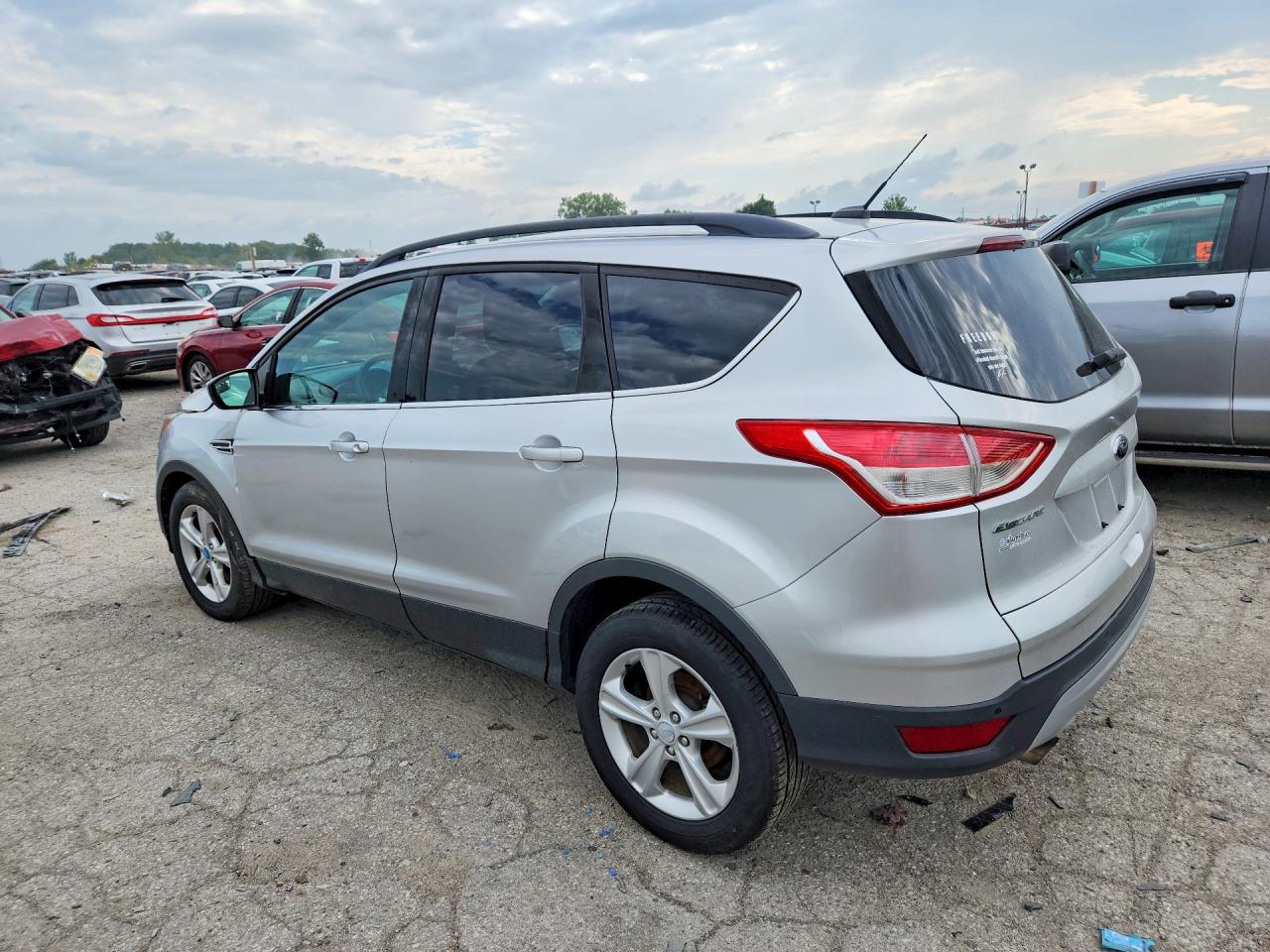 2015 Ford Escape Se Silver vin: 1FMCU9GX8FUA40137