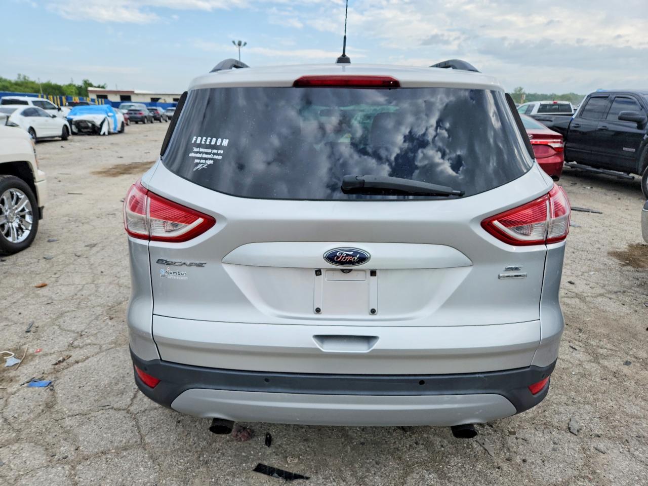 2015 Ford Escape Se Silver vin: 1FMCU9GX8FUA40137