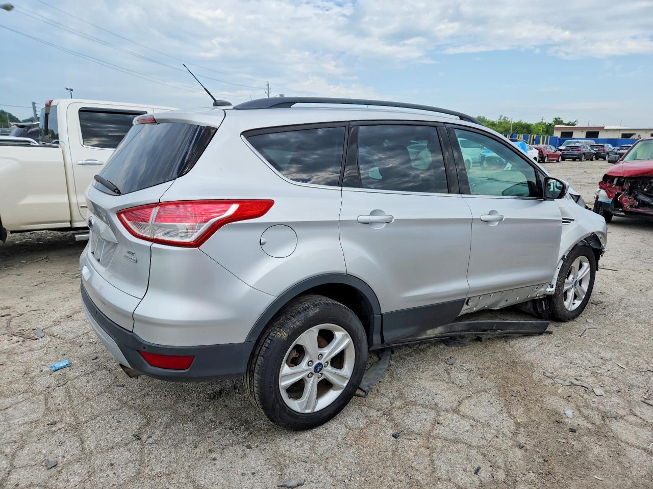 2015 Ford Escape Se Silver vin: 1FMCU9GX8FUA40137