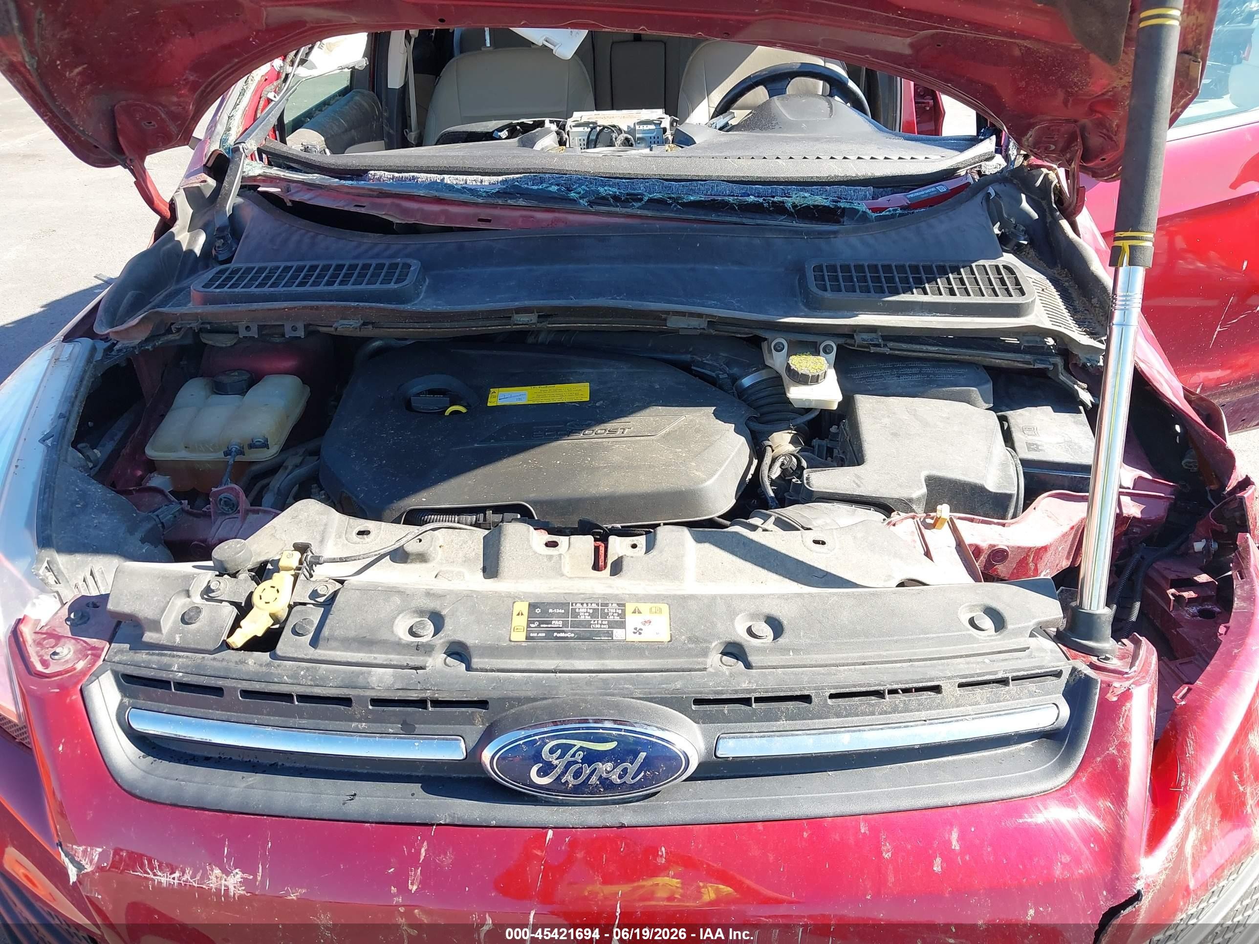 2015 Ford Escape Se Красный vin: 1FMCU9GX8FUA87507