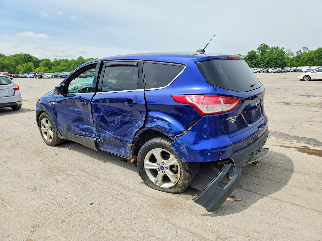 2015 Ford Escape Se Blue vin: 1FMCU9GX8FUB02328