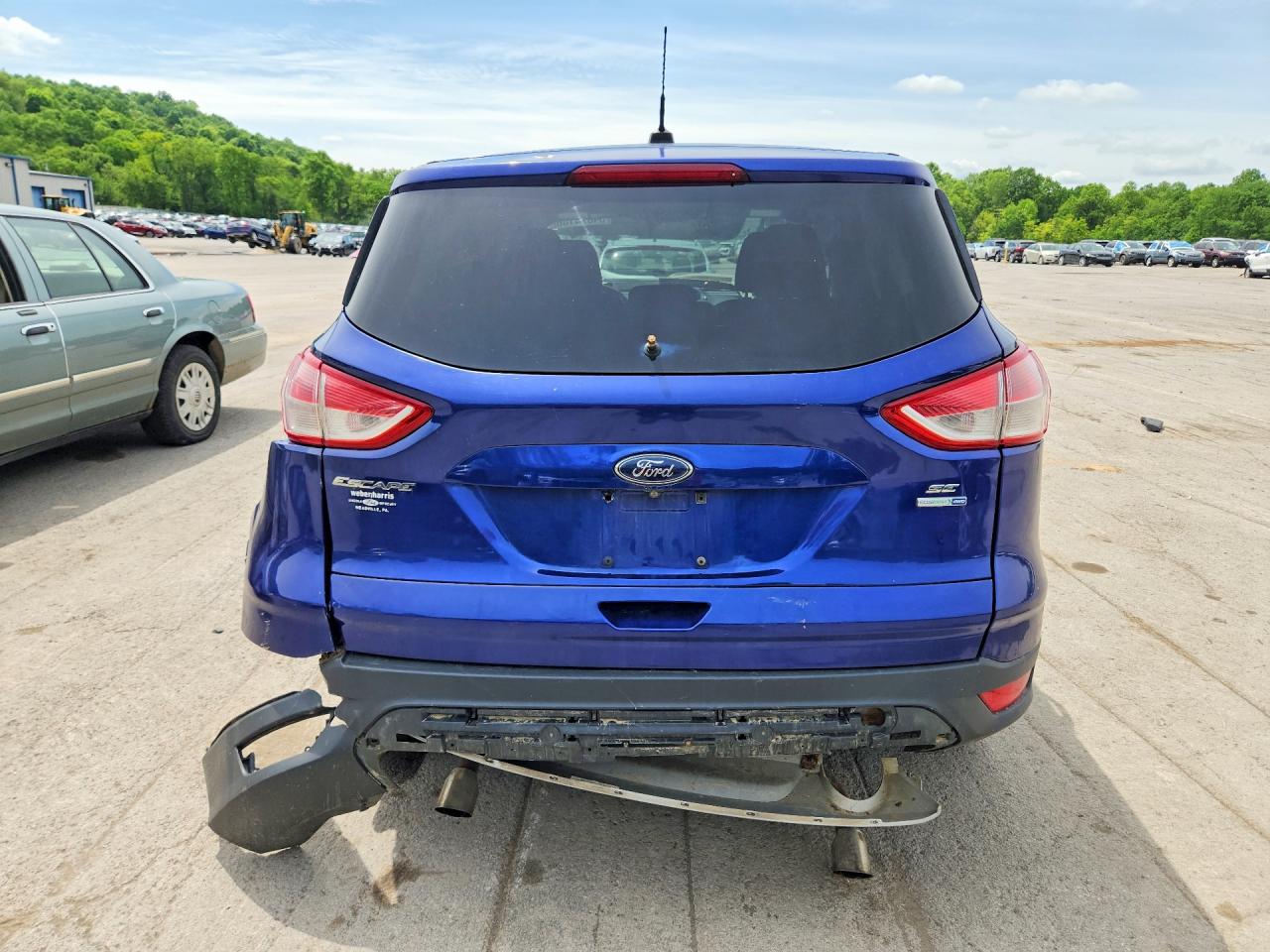 2015 Ford Escape Se Blue vin: 1FMCU9GX8FUB02328