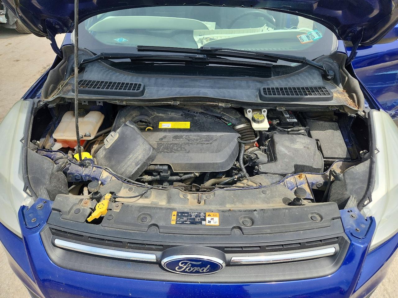 2015 Ford Escape Se Blue vin: 1FMCU9GX8FUB02328