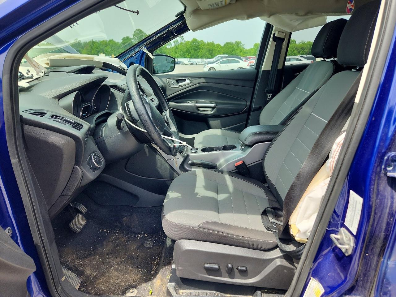 2015 Ford Escape Se Blue vin: 1FMCU9GX8FUB02328