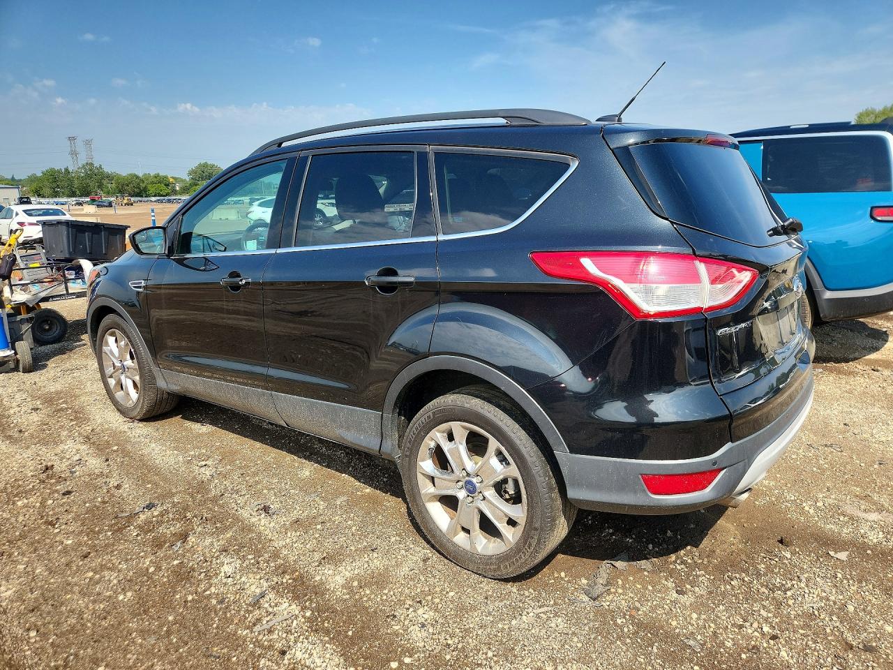 2015 Ford Escape Se Черный vin: 1FMCU9GX8FUB11210
