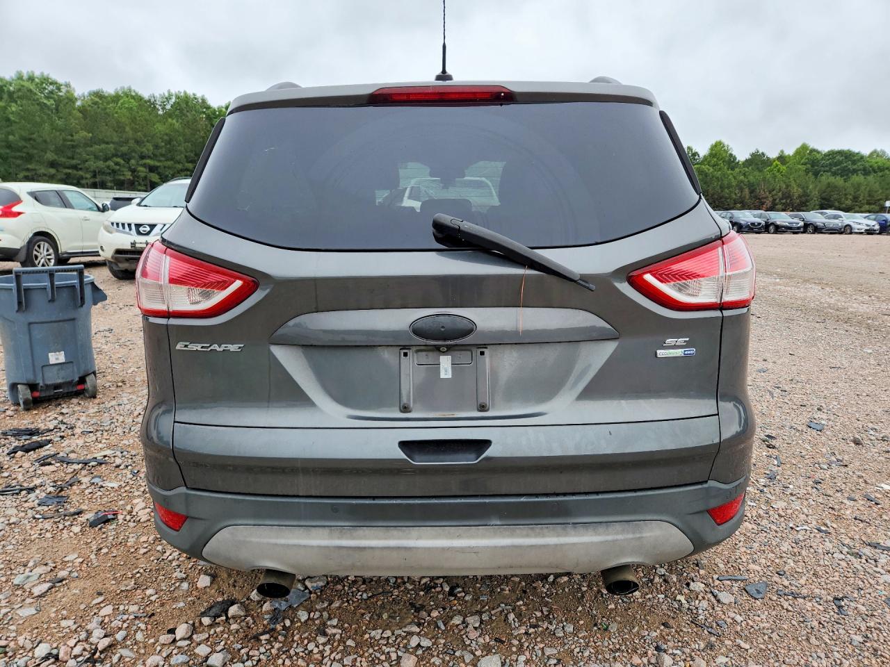 2015 Ford Escape Se Gray vin: 1FMCU9GX8FUB15385
