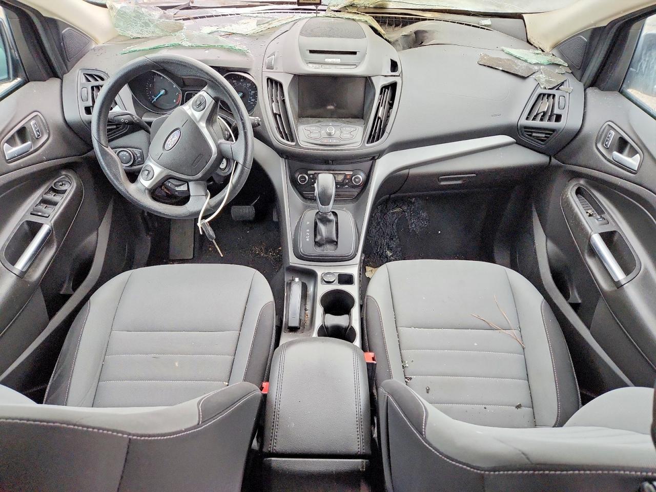 2015 Ford Escape Se Gray vin: 1FMCU9GX8FUB15385
