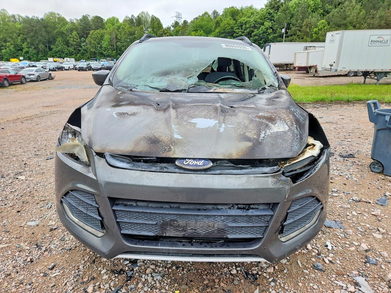 2015 Ford Escape Se Gray vin: 1FMCU9GX8FUB15385