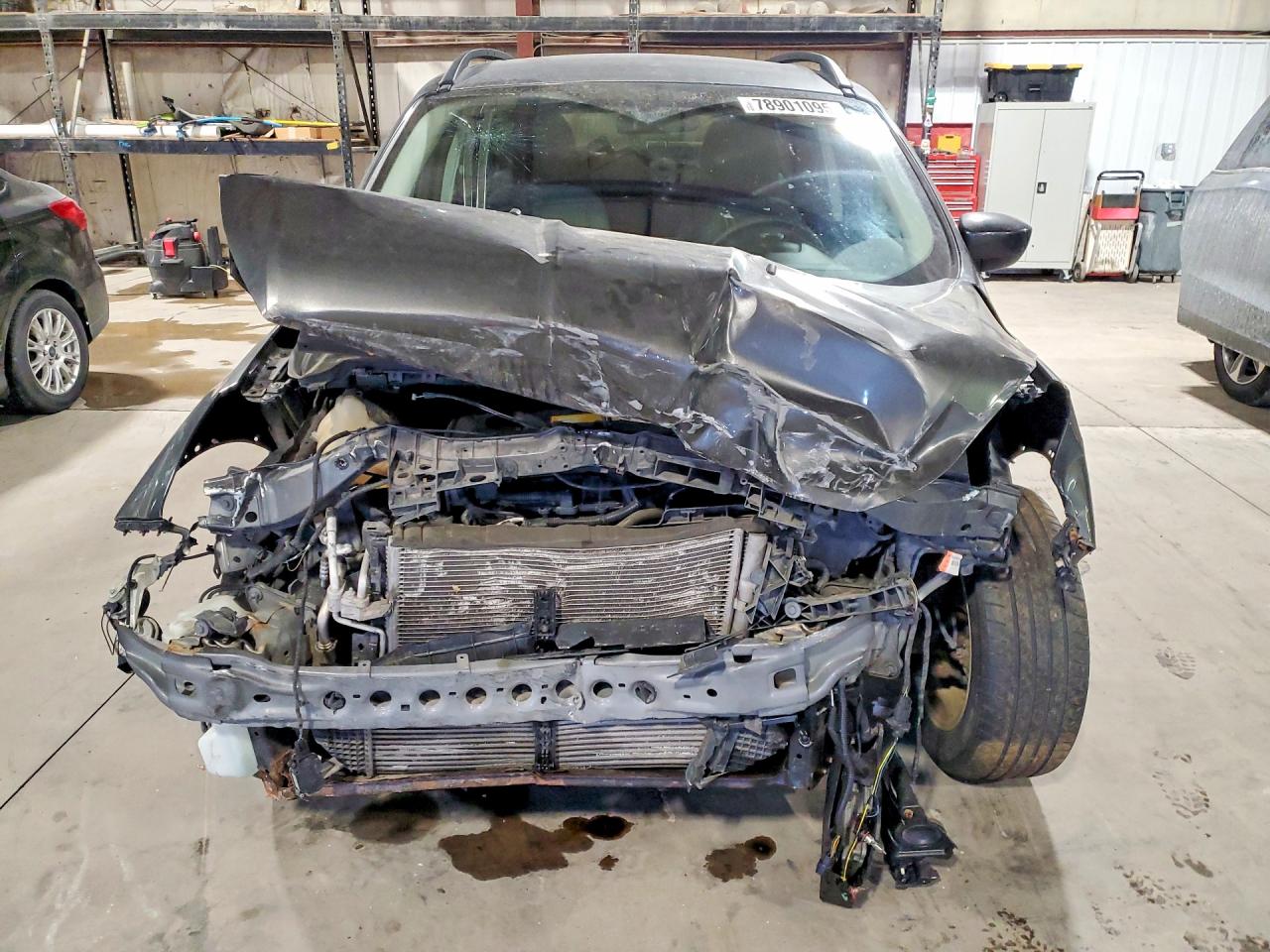 2015 Ford Escape Se Charcoal vin: 1FMCU9GX8FUB42828