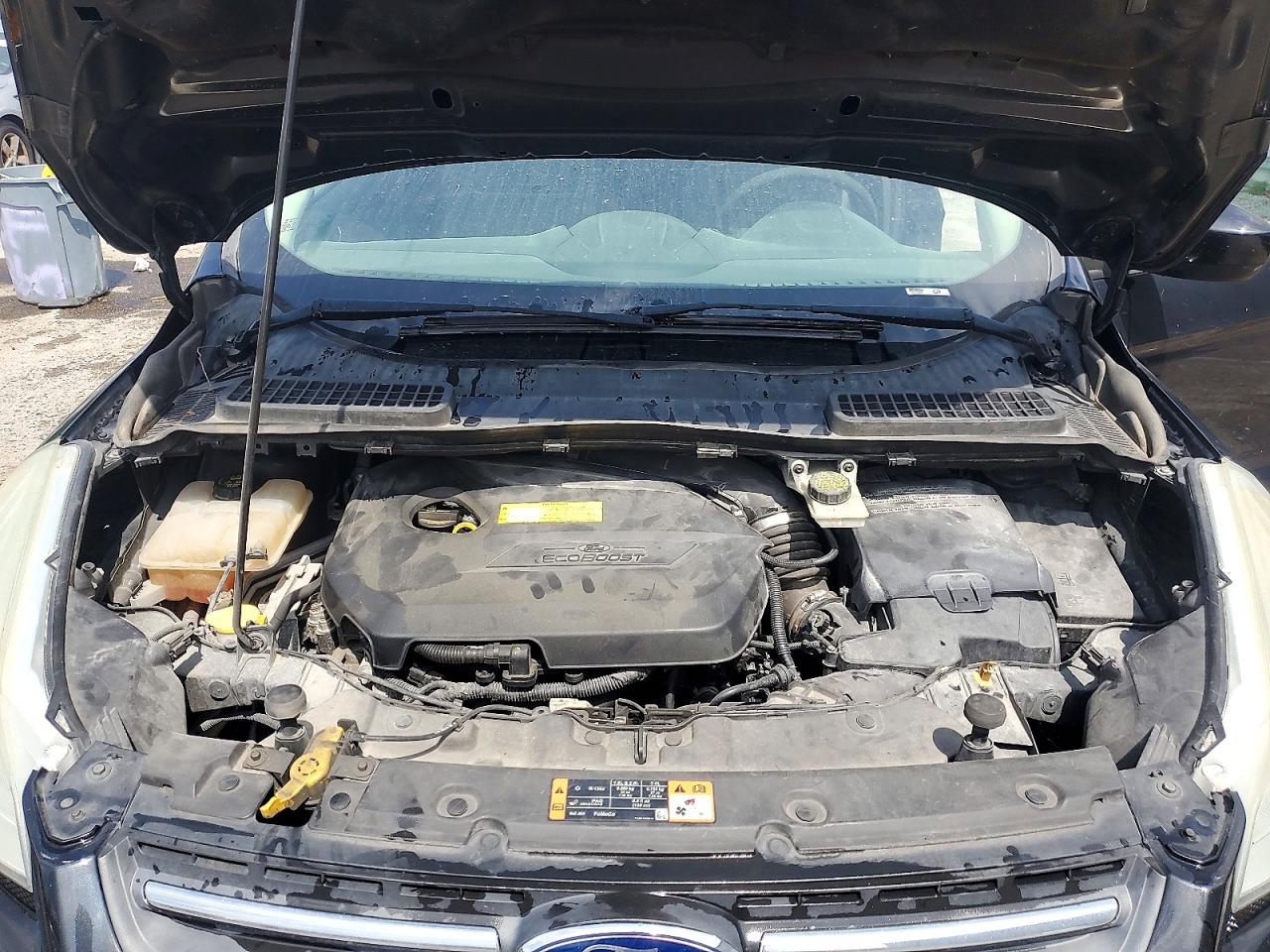 2015 Ford Escape Se Black vin: 1FMCU9GX8FUB60424