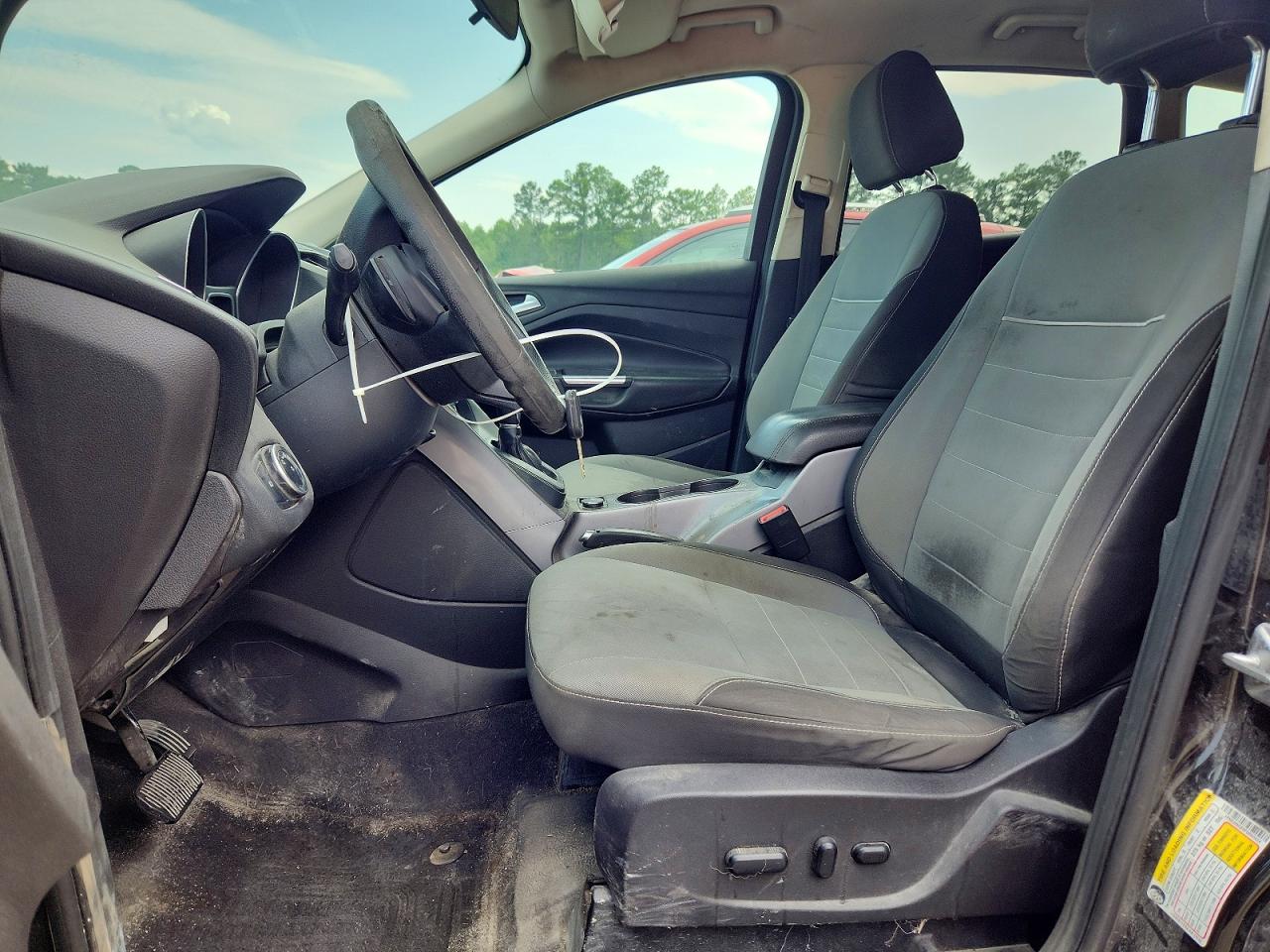 2015 Ford Escape Se Black vin: 1FMCU9GX8FUB60424