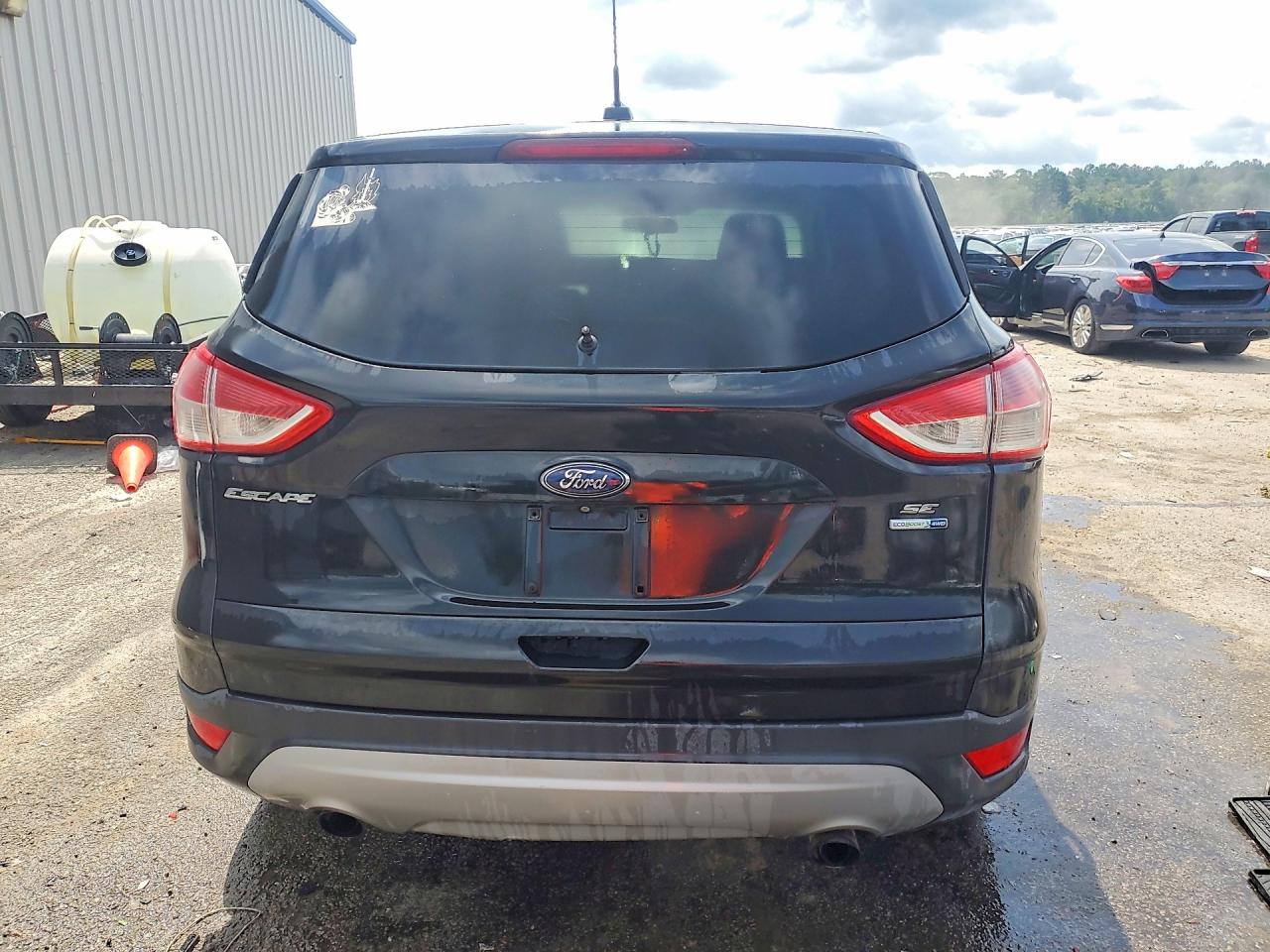 2015 Ford Escape Se Black vin: 1FMCU9GX8FUB60424