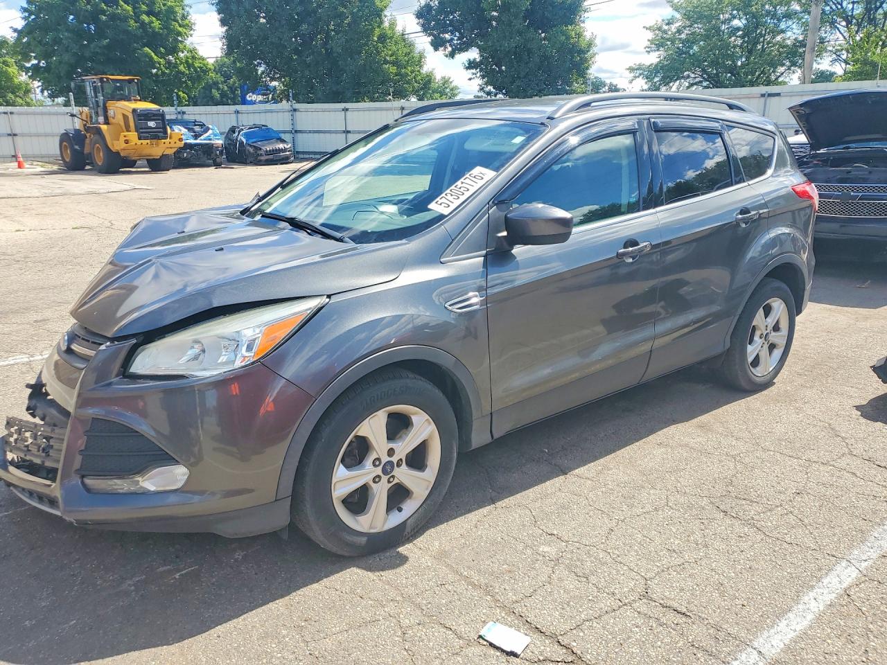 2015 Ford Escape Se Серый vin: 1FMCU9GX8FUB82049