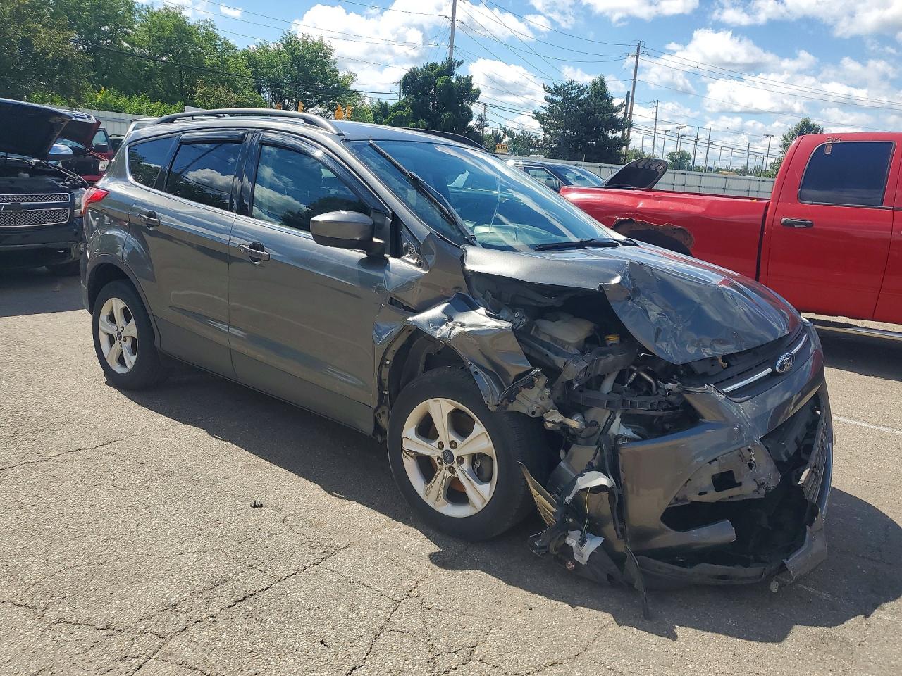 2015 Ford Escape Se Серый vin: 1FMCU9GX8FUB82049
