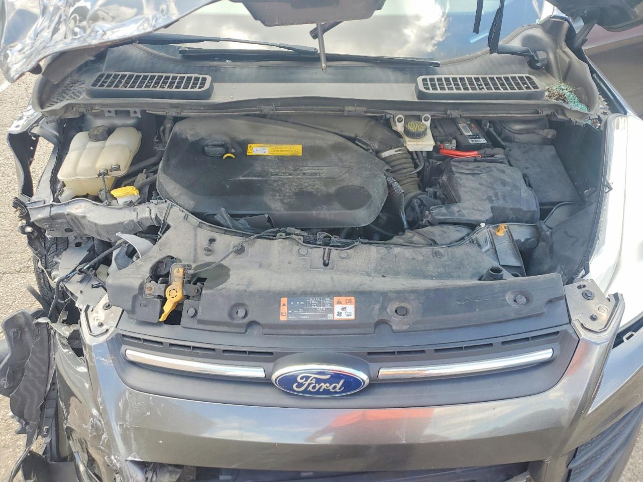 2015 Ford Escape Se Серый vin: 1FMCU9GX8FUB82049