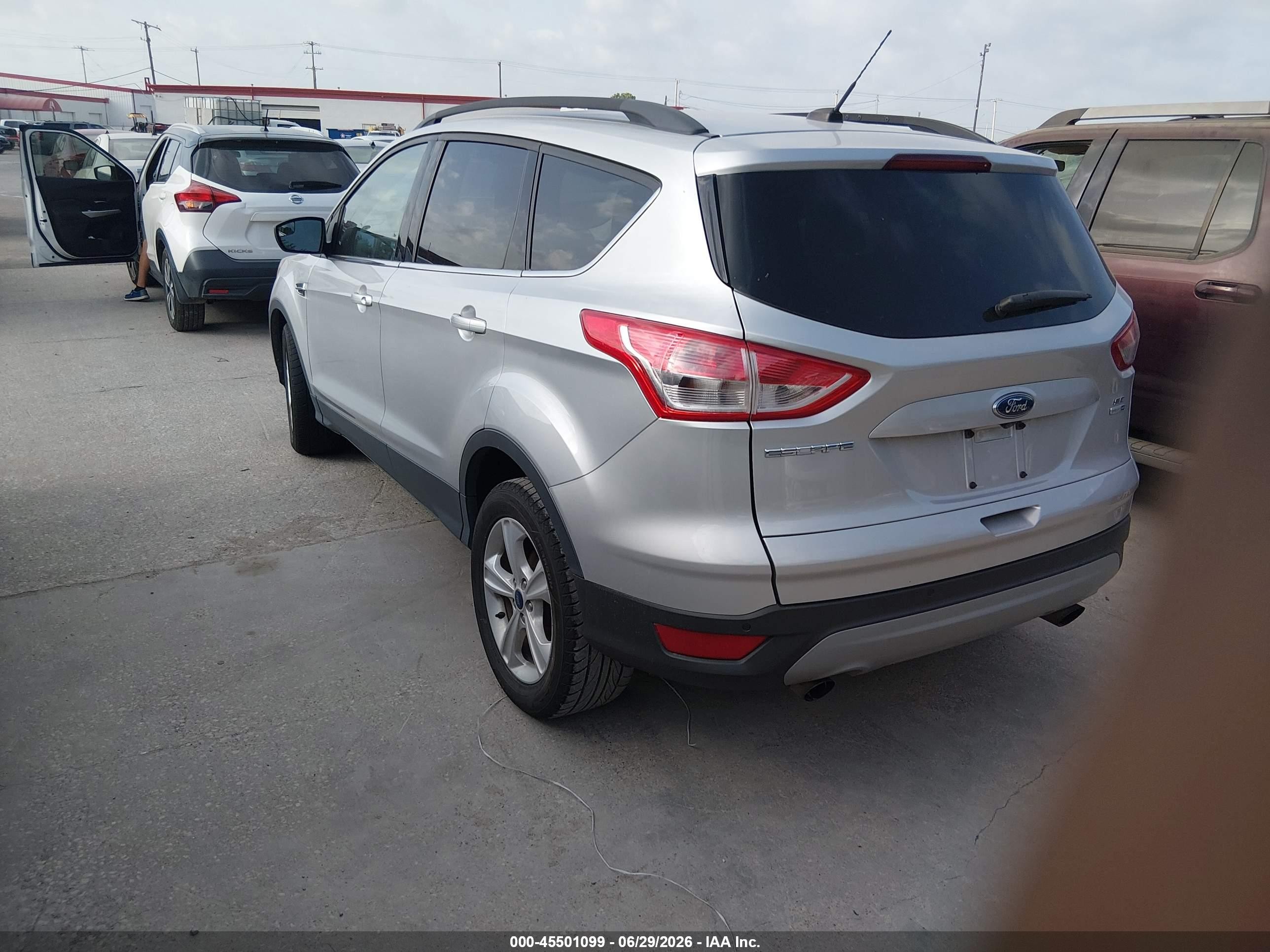 2015 Ford Escape Se Silver vin: 1FMCU9GX8FUC00002