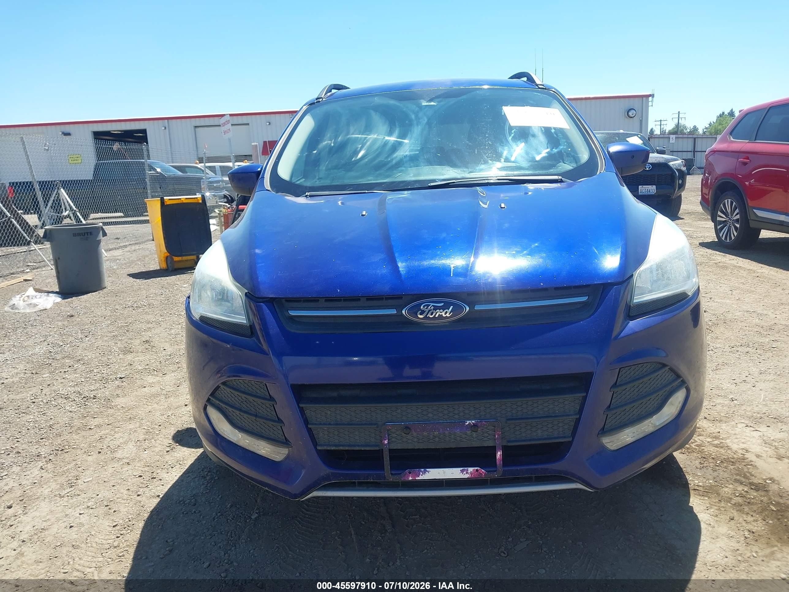 2015 Ford Escape Se Blue vin: 1FMCU9GX8FUC17608