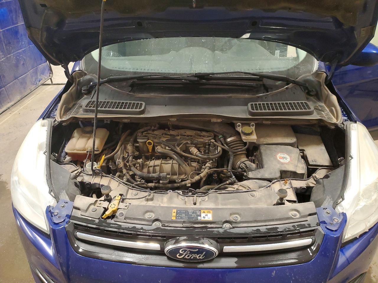 2015 Ford Escape Se Синий vin: 1FMCU9GX8FUC43061
