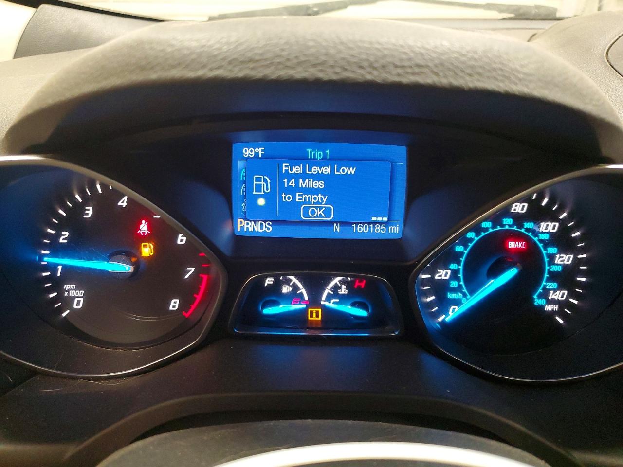 2015 Ford Escape Se Синий vin: 1FMCU9GX8FUC43061