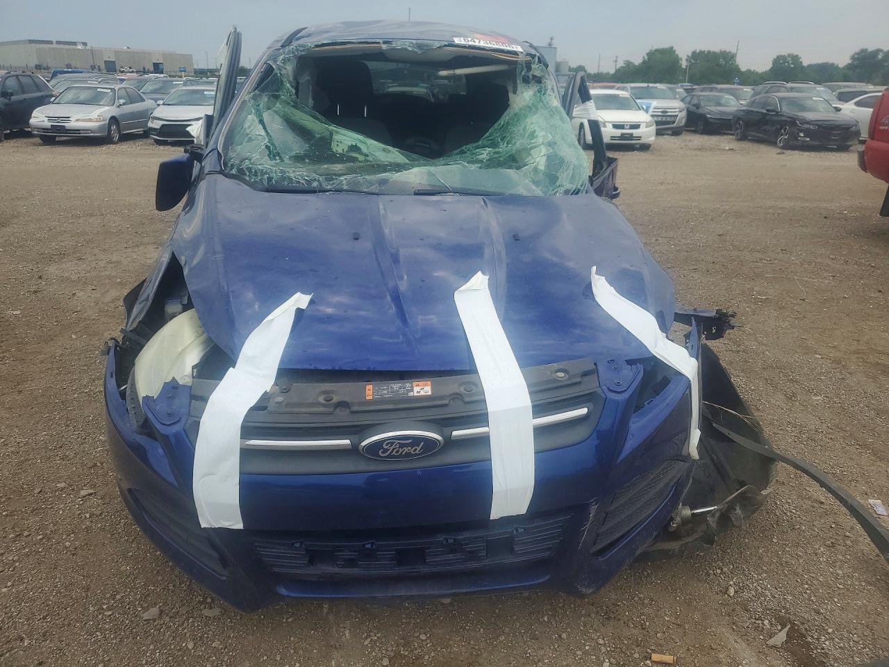 2015 Ford Escape Se Blue vin: 1FMCU9GX8FUC80188